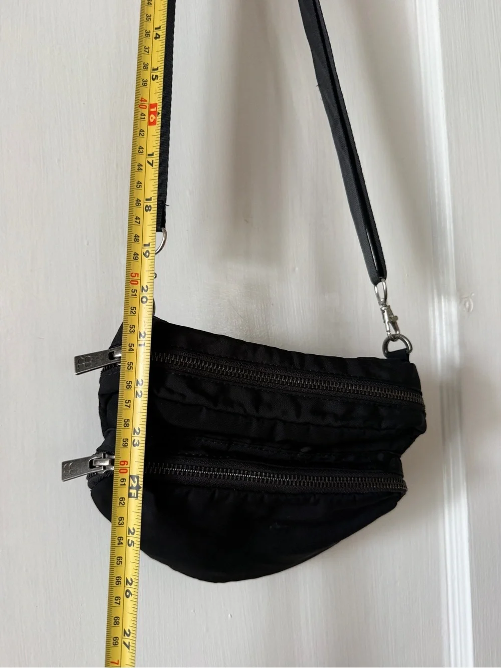 Black Crossbody Shoulder Bag - Women